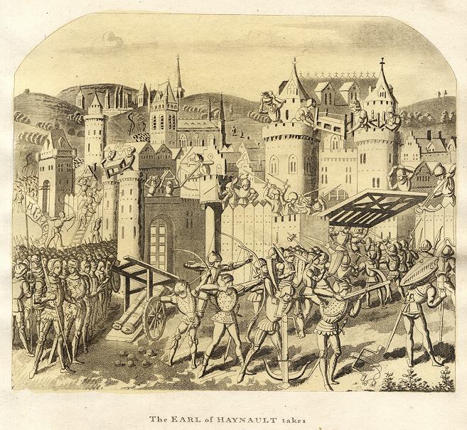Earl of Haynault captures Aubenton, published 1806