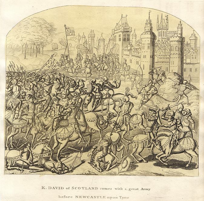 King David of Scotland at Newcastle upon Tyne, published 1806