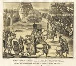 Wat Tyler killed by the Mayor of London, published 1806