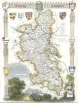 Buckinghamshire, Moule map, 1850