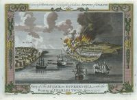 USA -Attack on Bunkers Hill & Charlestown in 1775, published 1783