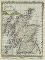 Scotland map, published 1783