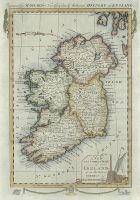Ireland map, published 1783