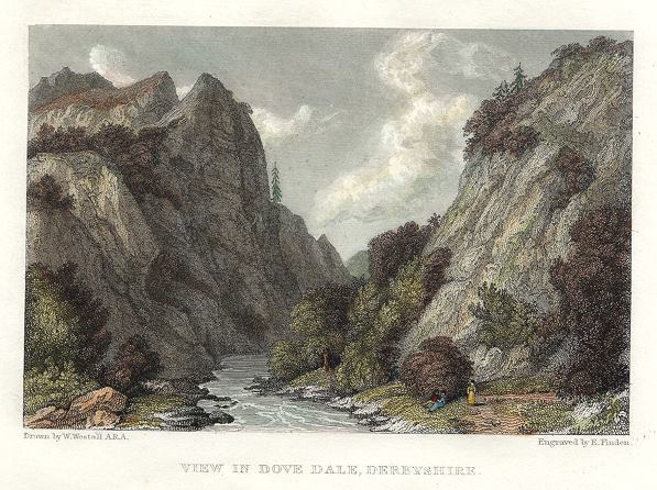 Derbyshire, Dovedale, 1830