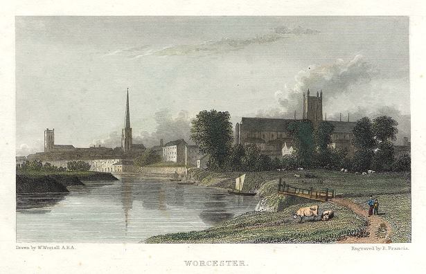 Worcester view, 1830