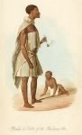 Africa, Woman & Child Bushman, 1855