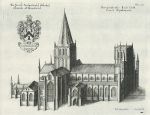 Hereford Cathedral, Daniel King, 1673 / 1718