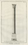 Egypt, Pillar at Alexandria, 1740