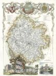 Herefordshire, Moule map, 1850