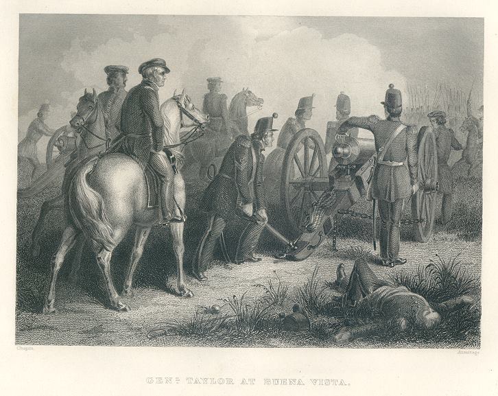 USA, General Taylor at Buena Vista, 1878