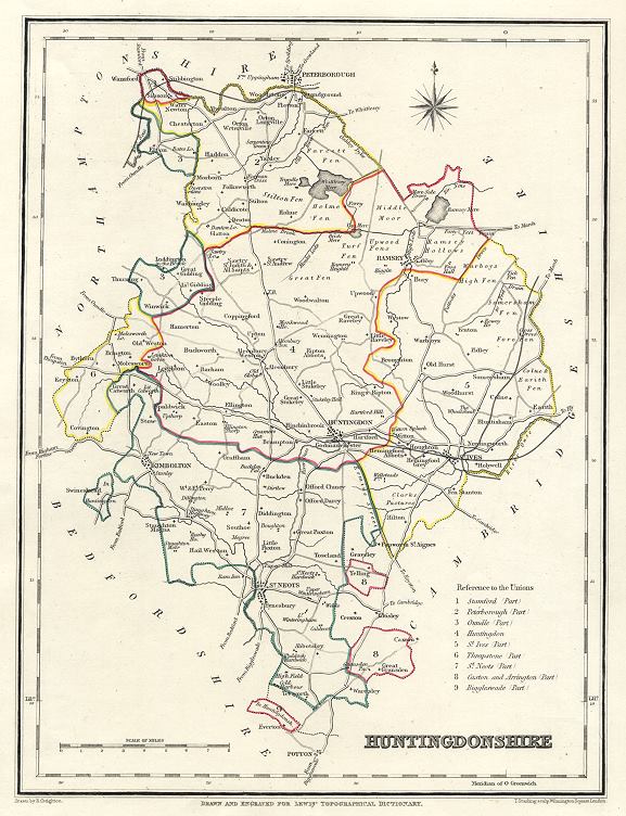 Huntingdonshire, 1848