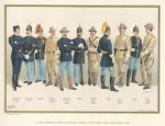 United States Army, Uniforms, (Cavalry, Engineers, Hospital etc.) in 1899