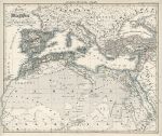 The Caliphate at it's Greatest extent (west half), published 1846