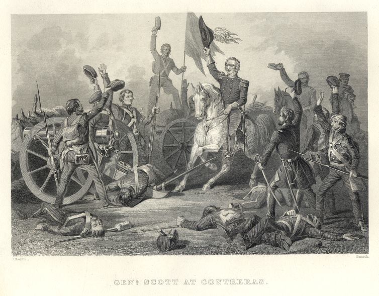 USA, Gen. Scott at Contreras (1847), 1878