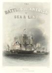USA, Battles of America Title Page (Battle of Plattsburg Bay), 1878
