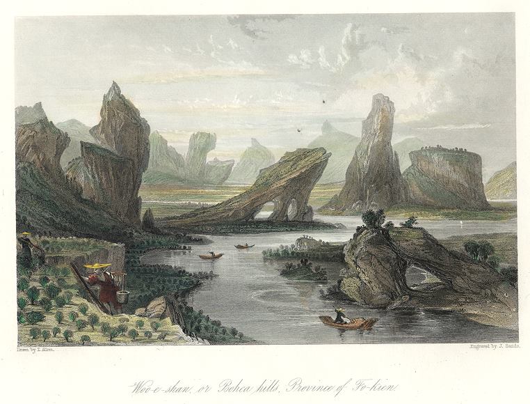 China, Bohea Hills, Province of Fo-Kien, 1843