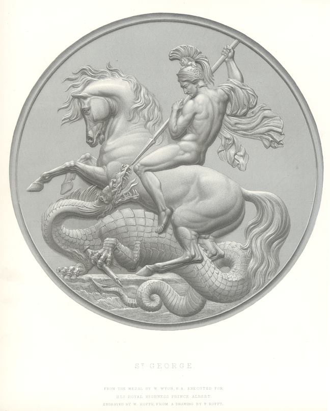 St. George and the Dragon, 1850