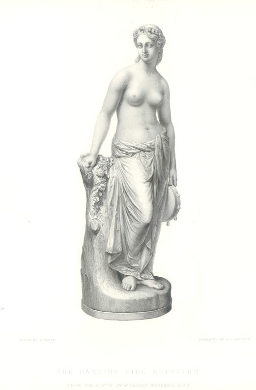 Scuplture, Dancing Girl Reposing, 1850