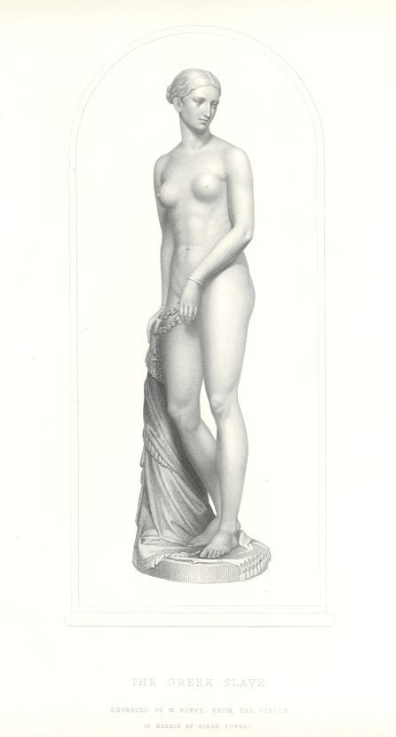Scuplture, The Greek Slave, 1850