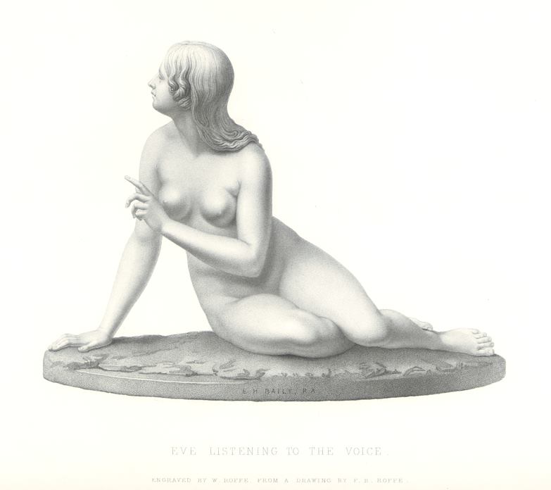 Scuplture, Eve Listening, 1850