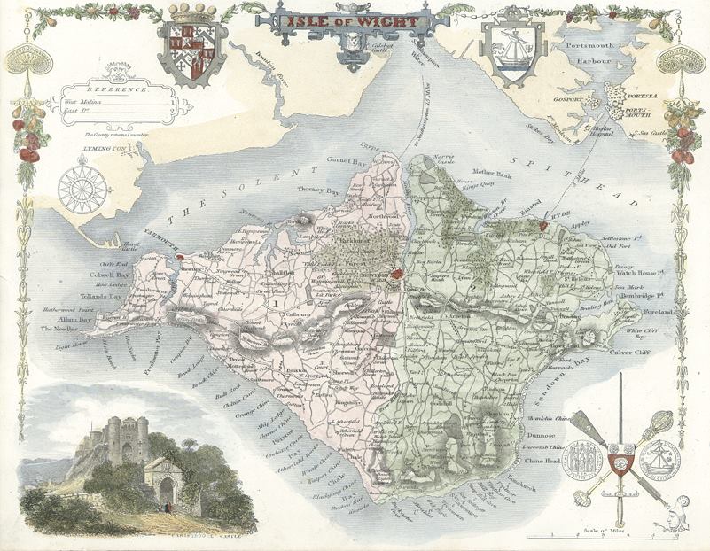 Isle of Wight, Moule, 1850