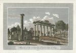 Italy, Rome, Temple of Concord, 1806