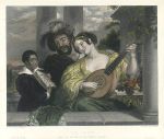 The Duet (music, with mandolin), 1850