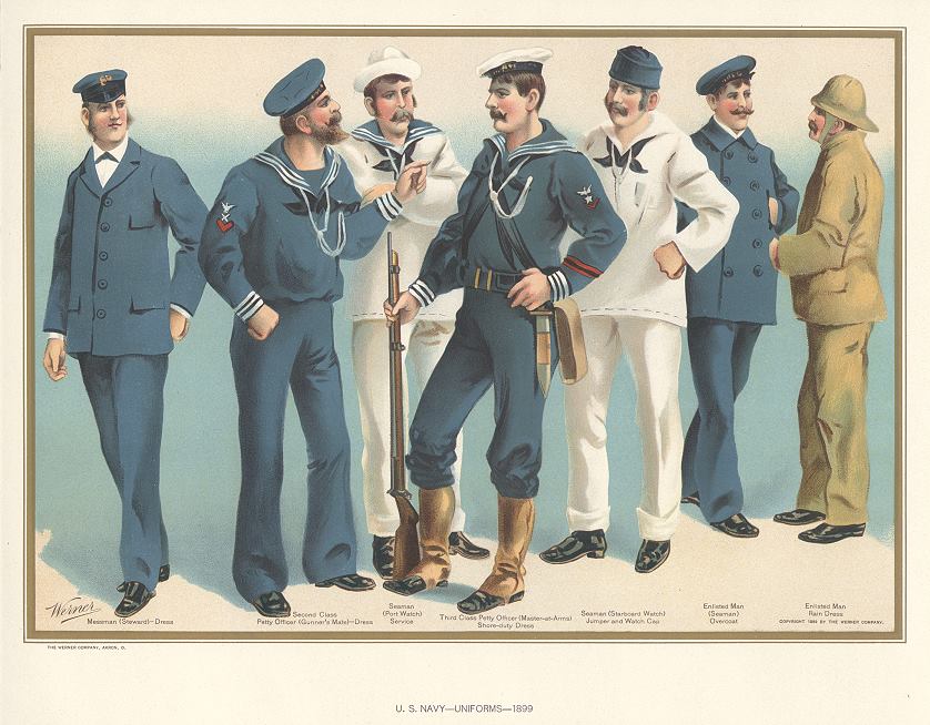 navy uniform ww1? navy uniform civil war?