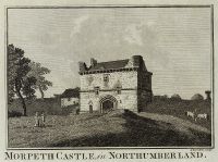 Northumberland, Morpeth Castle, 1786