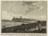 Northumberland, Dunstanbrough Castle, 1786