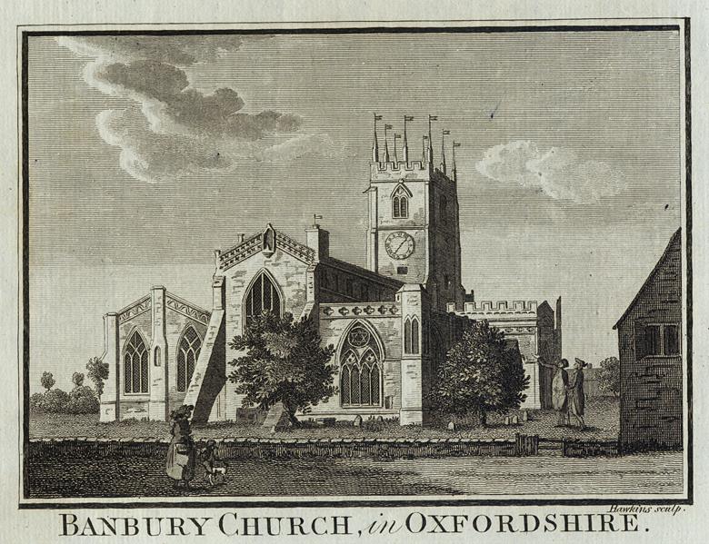Oxfordshire, Banbury Church, 1786