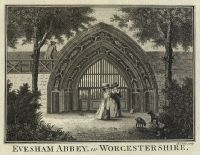 Worcester, Evesham Abbey, 1786
