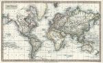 The World on Mercator's Projection, 1828