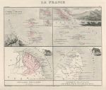 French Colonies - Miquelon, Marquesas, Guiana & Madagascar, 1884