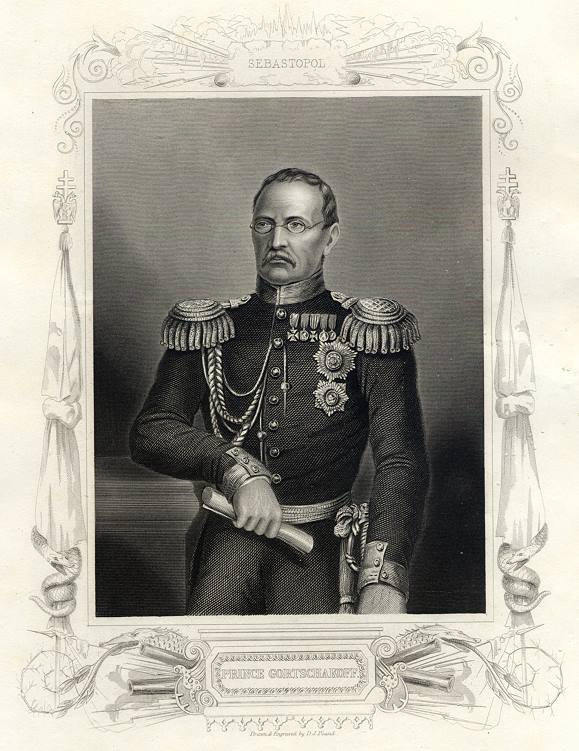 Prince Gortschakoff, 1860