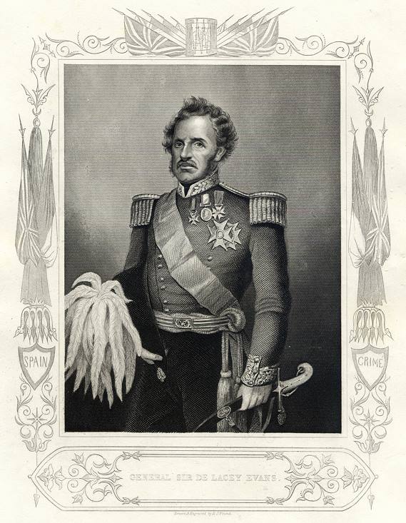 General Sir De Lacey Evans, 1860