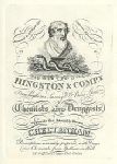 Cheltenham, Trade Advert, Hingston Chemists, 1826