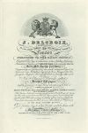 Cheltenham, Trade Advert, J.Delcroix, Perfumer, 1826