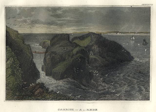 Ireland, Carrick-a Rede, 1839