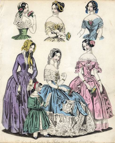Fashions for 1845, The World of Fashion, 1845