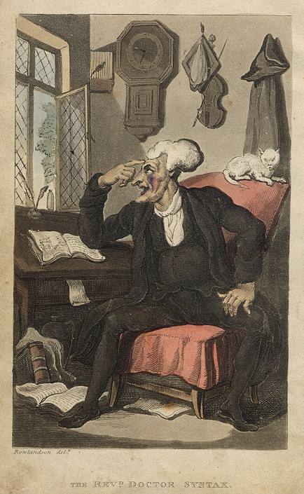 The Revd. Doctor Syntax, Ackermann aquatint, 1813