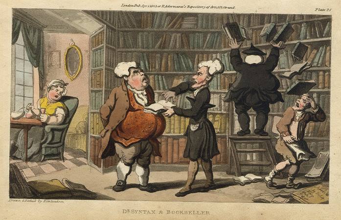 Doctor Syntax and the Bookseller, 1813