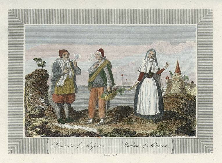 Mallorca & Minorca Costumes, 1806