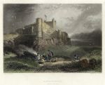 Northumberland, Bamborough Castle, 1841