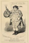 Mr. John Bull, Cruickshank cartoon, 1850