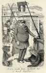 A good man but a bad sailor, Cruickshank cartoon, 1845