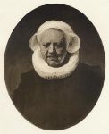 Portrait of an Old Woman, by Rembrandt, photogravure, 1895