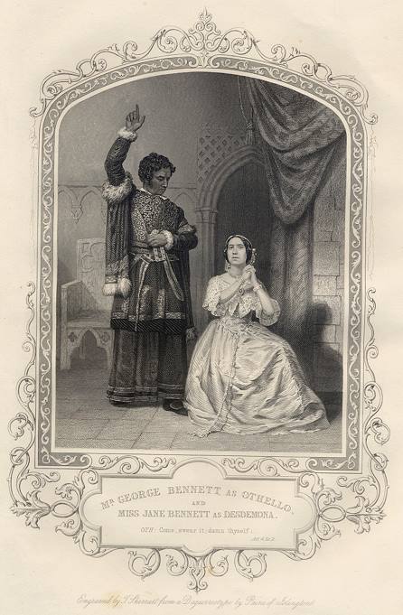 Shakespeare, scene from Othello, 1850
