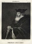 Portrait of a Rabbi by Rembrandt, 1814