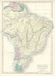 Brazil, Uruguay, Paraguay & Guayana, 1856